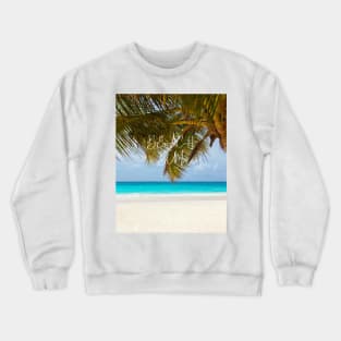 Beach bum - beautiful paradise beach with palm trees Crewneck Sweatshirt